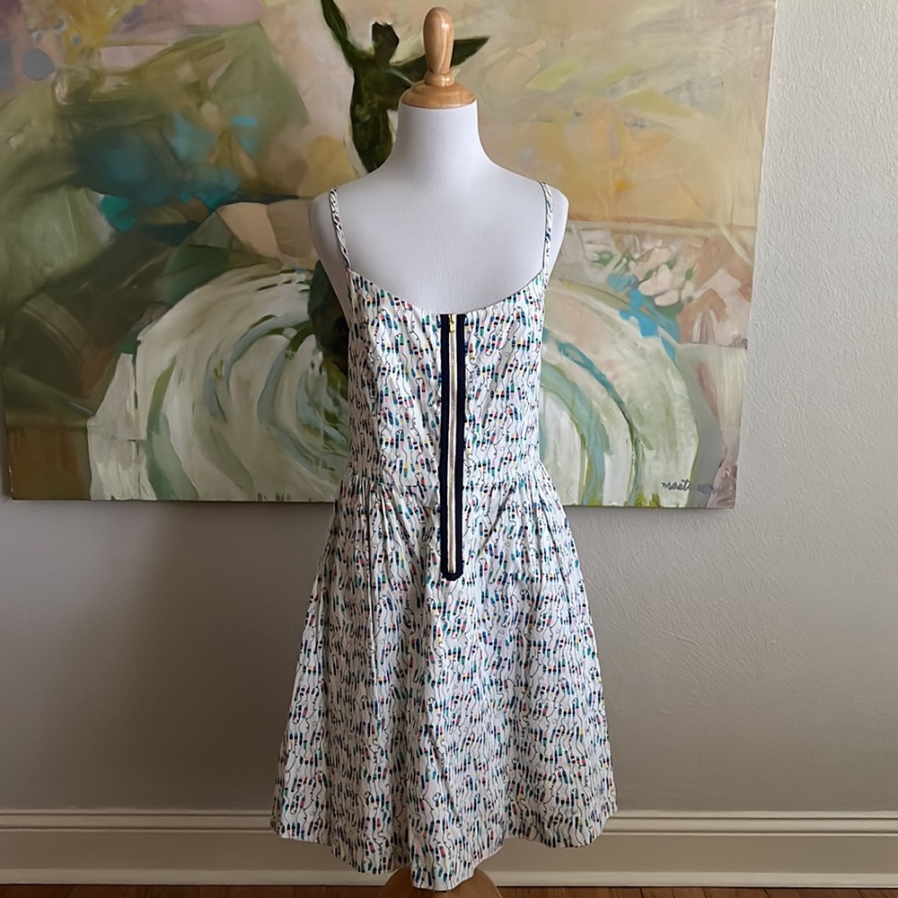 Lilly Pulitzer Alexi Dress in Resort White Oh Buoy Med/6